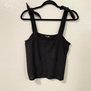 NWT! Express Black Crop Tank Top!